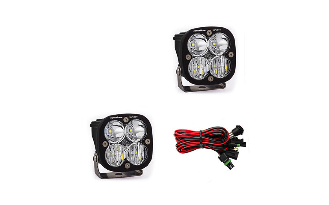 360-SERIES 4 INCH LED OFF-ROAD SPOT OPTIC WITH RED BACKLIGHT | PAIR